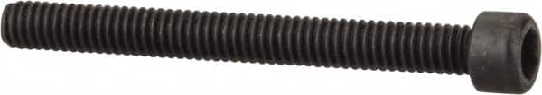 Value Collection - #1-72 UNF Hex Socket Drive, Socket Cap Screw - Alloy Steel, Black Oxide Finish, Fully Threaded, 3/4" Length Under Head - Exact Tooling