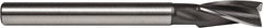 Union Butterfield - 25/32" Diam, 5/8" Shank, Diam, 3 Flutes, Straight Shank, Interchangeable Pilot Counterbore - 5-3/8" OAL, 1-1/2" Flute Length, Bright Finish, High Speed Steel - Exact Tooling