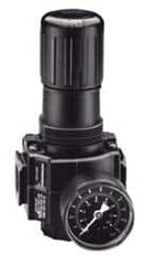 Norgren - 1/2 NPT 22037 psi Standard Zinc Regulator with Gauge - Exact Tooling