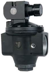 Norgren - 2 NPT Port, 2,000 CFM, Aluminum Hi-Flow Pilot Operated Regulator - 5 to 125 psi Range, 450 Max psi Supply Pressure, 1/4" Gauge Port Thread, 5.98" Wide x 9.71" High - Exact Tooling