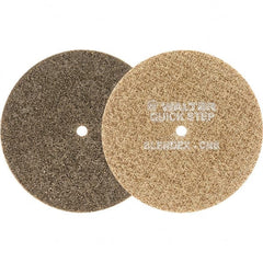 WALTER Surface Technologies - 6" Diam, Aluminum Oxide Hook & Loop Disc - Coarse Grade, Coated, Series 07-R, Quick-Step Blendex - Exact Tooling