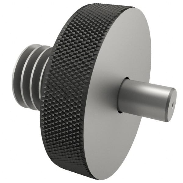 TE-CO - 7/16-20 UNF, 3/8 Inch Thread, 3/8 Inch Shaft Length, Tapped Hole Location Gage - Steel, 7/8 Inch Head Diameter, 1 Inch Overall Length - Exact Tooling