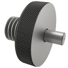 TE-CO - 7/16-20 UNF, 3/8 Inch Thread, 3/8 Inch Shaft Length, Tapped Hole Location Gage - Steel, 7/8 Inch Head Diameter, 1 Inch Overall Length - Exact Tooling