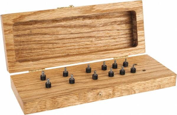 TE-CO - Tapped Hole Location Gage Sets Thread Size Range: #2-56 to #8-32 Number of Pieces: 6 - Exact Tooling