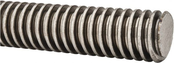 Keystone Threaded Products - 1-1/4-4 Acme, 6' Long, Alloy Steel General Purpose Acme Threaded Rod - Oil Finish Finish, Right Hand Thread, 2G Fit - Exact Tooling