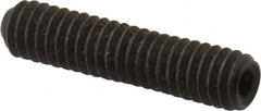 Value Collection - #4-48 UNF, 1/2" OAL, Cup Point Set Screw - Alloy Steel, 0.05" Key - Exact Tooling
