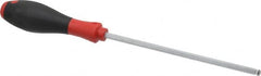 Wiha - 6 Piece Screw Holding Ball End Hex Screwdriver Set - Bit Sizes: Hex mm 3, 4, 5, 6, 8 & 10 - Exact Tooling