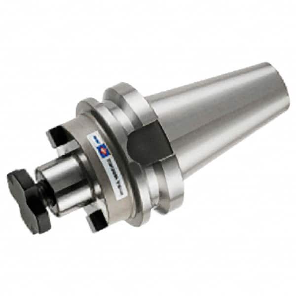 Iscar - BT50 Taper Shank 3/4" Pilot Diam Shell Mill Holder - 0.669" Flange to Nose End Projection, 1.772" Nose Diam, Through-Spindle Coolant - Exact Tooling