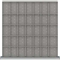 LISTA - 35-Compartment Drawer Divider Layout for 3.15" High Drawers - Exact Tooling