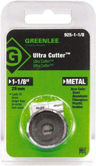 Greenlee - 1-1/8" Diam, 0.53" Cutting Depth, Hole Saw - High Speed Steel Saw, Toothed Edge - Exact Tooling