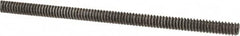 Value Collection - #6-32 UNC (Coarse), 2' Long, Low Carbon Steel Threaded Rod - Oil Finish Finish, Right Hand Thread - Exact Tooling