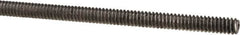 Made in USA - #4-40 UNC (Coarse), 3' Long, Low Carbon Steel Threaded Rod - Oil Finish Finish, Right Hand Thread - Exact Tooling