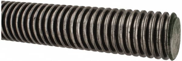Keystone Threaded Products - 1-1/4-5 Acme, 3' Long, Alloy Steel General Purpose Acme Threaded Rod - Oil Finish Finish, Right Hand Thread, 2G Fit - Exact Tooling