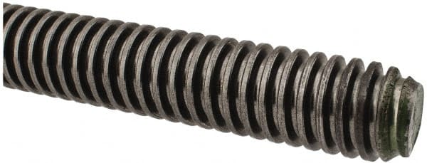 Keystone Threaded Products - 1-5 Acme, 6' Long, Alloy Steel General Purpose Acme Threaded Rod - Oil Finish Finish, Right Hand Thread, 2G Fit - Exact Tooling