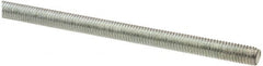 Value Collection - M5x0.8 UNC (Coarse), 1m Long, Steel Metric Threaded Rod - Zinc-Plated Finish, Right Hand Thread - Exact Tooling