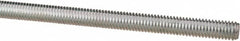 Value Collection - M6x1 UNC (Coarse), 1m Long, Steel Metric Threaded Rod - Zinc-Plated Finish, Right Hand Thread - Exact Tooling