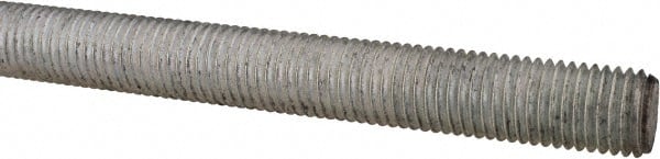 Value Collection - M16x2 UNC (Coarse), 1m Long, Steel Metric Threaded Rod - Zinc-Plated Finish, Right Hand Thread - Exact Tooling