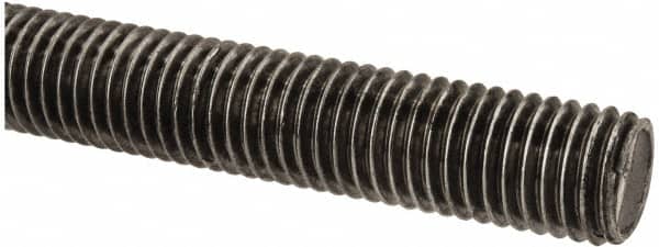Value Collection - M14x2 UNC (Coarse), 1m Long, Steel Metric Threaded Rod - Oil Finish Finish, Right Hand Thread - Exact Tooling