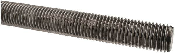 Value Collection - M20x2.5 UNC (Coarse), 1m Long, Steel Metric Threaded Rod - Oil Finish Finish, Right Hand Thread - Exact Tooling
