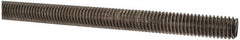 Made in USA - 7/16-14 UNC (Coarse), 3' Long, Stainless Steel Threaded Rod - Right Hand Thread - Exact Tooling
