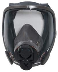 3M - Series 6000DIN, Size L Full Face Respirator - 4-Point Suspension, Bayonet & DIN Connection - Exact Tooling