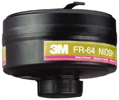 3M - Olive and Magenta P100 Cartridge - Series FR-64, Protects Against Multi Gas - Exact Tooling