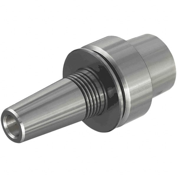 Iscar - 12mm Hole Diam, HSK40E Taper Shank Shrink Fit Tool Holder & Adapter - 65mm Projection, 20mm Nose Diam, 42mm Clamping Depth, 25,000 RPM, Through Coolant - Exact Tooling