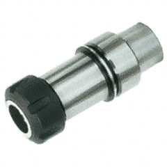 Iscar - 1mm to 13mm Capacity, 75mm Projection, HSK63E Hollow Taper, ER20 Collet Chuck - 0.0001" TIR, Through-Spindle - Exact Tooling