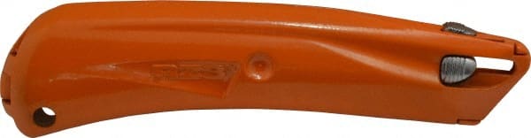 PHC - Springback Utility Knife - 1-1/2" Blade, OSHA Orange Zinc Handle, 1 Blade Included - Exact Tooling