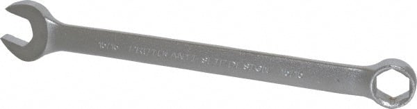 Proto - 15/16" 6 Point Combination Wrench - 15° Offset Angle, 12-7/8" OAL, Steel, Satin Finish - Exact Tooling