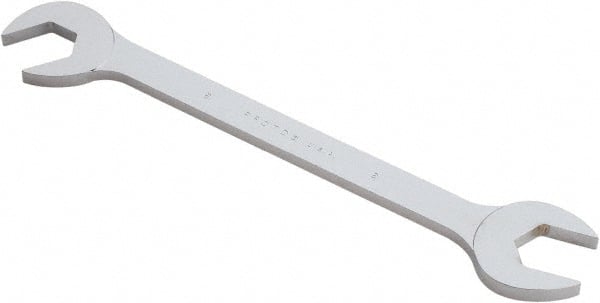 Proto - 2" Standard Open End Wrench - 21-1/4" OAL, Double End, Chrome Finish, 15° & 60° Head Angle - Exact Tooling