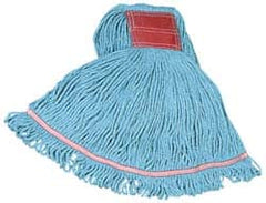 Rubbermaid - 5" Red Head Band, Large Blended Fiber Loop End Mop Head - 4 Ply, Use for General Purpose - Exact Tooling