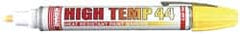 Dykem - Yellow Oil-Based Paint Marker - Broad Tip, High Temp Ink - Exact Tooling