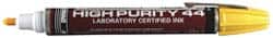 Dykem - Yellow Oil-Based Paint Marker - Broad Tip, TEC Certified Ink - Exact Tooling