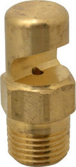 Bete Fog Nozzle - 1/8" Pipe, 145° Spray Angle, Brass, Extra Wide Fan Nozzle - Male Connection, 1.58 Gal per min at 100 psi, 0.073" Orifice Diam - Exact Tooling