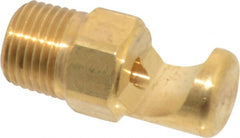 Bete Fog Nozzle - 1/8" Pipe, 145° Spray Angle, Brass, Extra Wide Fan Nozzle - Male Connection, 4.74 Gal per min at 100 psi, 0.129" Orifice Diam - Exact Tooling