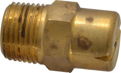 Bete Fog Nozzle - 3/8" Pipe, 120° Spray Angle, Brass, Standard Fan Nozzle - Male Connection, 6.32 Gal per min at 100 psi, 5/32" Orifice Diam - Exact Tooling