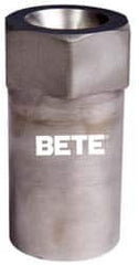 Bete Fog Nozzle - 1/2" Pipe, 60° Spray Angle, Brass, Full Cone Nozzle - Female Connection, N/R Gal per min at 100 psi, 3/16" Orifice Diam - Exact Tooling