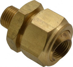 Bete Fog Nozzle - 1/8" Pipe, 40 to 70° Spray Angle, Brass, Adjustable Swivel Joint Nozzle - For Use With Bete - Nozzles Where Alignment of The Spray Direction is Required - Exact Tooling