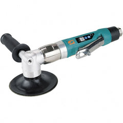 Dynabrade - 4-1/2 to 5" Disc, 11,000 RPM, Pneumatic Handheld Disc Sander - 41 CFM, 3/8 NPT Inlet, 1 hp, 90 psi - Exact Tooling