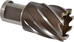 Milwaukee Tool - 1-1/8" Diam x 1" Deep High Speed Steel Annular Cutter - Exact Tooling