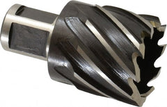 Milwaukee Tool - 1-3/8" Diam x 1" Deep High Speed Steel Annular Cutter - Exact Tooling