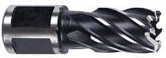 Milwaukee Tool - 1-7/16" Diam x 2" Deep High Speed Steel Annular Cutter - Exact Tooling