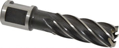 Milwaukee Tool - 11/16" Diam x 2" Deep High Speed Steel Annular Cutter - Exact Tooling