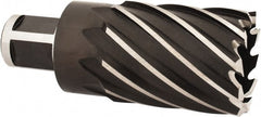 Milwaukee Tool - 1-3/8" Diam x 2" Deep High Speed Steel Annular Cutter - Exact Tooling
