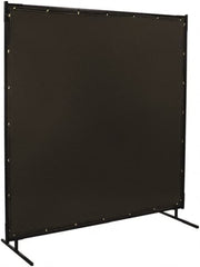 Steiner - 8 Ft. Wide x 6 Ft. High x 3/4 Inch Thick, 14 mil Thick Transparent Vinyl Portable Welding Screen Kit - Gray - Exact Tooling
