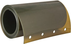 Steiner - 6 Ft. Wide x 8 Ft. High x 0.08 Inch Thick, Vinyl Welding Welding Curtain Kit - Amber with Universal Mounting Hardware - Exact Tooling