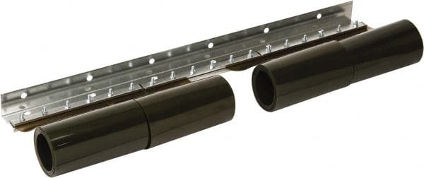 Steiner - 3 Ft. Wide x 7 Ft. High x 0.08 Inch Thick, Vinyl Welding Welding Curtain Kit - Amber with Universal Mounting Hardware - Exact Tooling