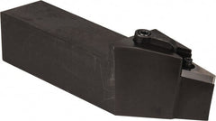 Kennametal - MVJN, Right Hand Cut, 3° Lead Angle, 1-1/4" Shank Height x 1-1/4" Shank Width, Negative Rake Indexable Turning Toolholder - 6" OAL, VN..43. Insert Compatibility, Series Kenloc - Exact Tooling