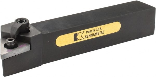 Kennametal - MTJN, Right Hand Cut, 3° Lead Angle, 1" Shank Height x 1" Shank Width, Negative Rake Indexable Turning Toolholder - 6" OAL, TN..54. Insert Compatibility, Series Kenloc - Exact Tooling